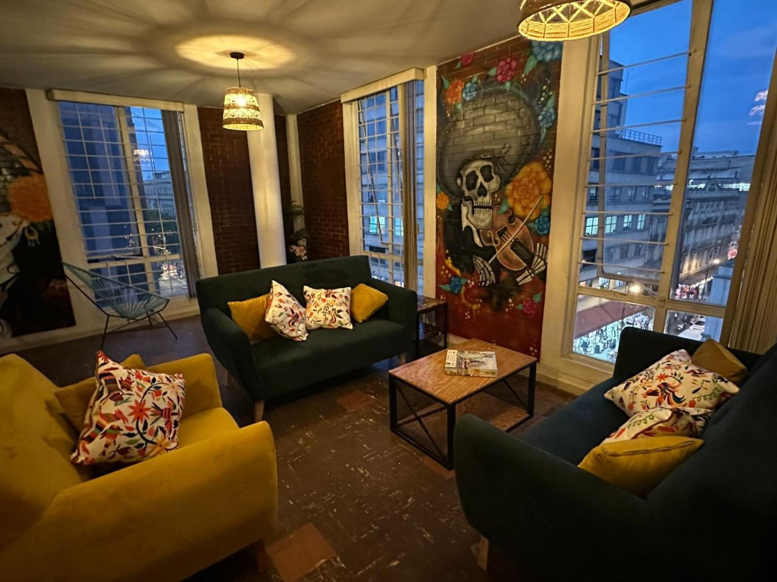 Casa Talavera Hostel เม็กซิโกซิตี้ ภายนอก รูปภาพ